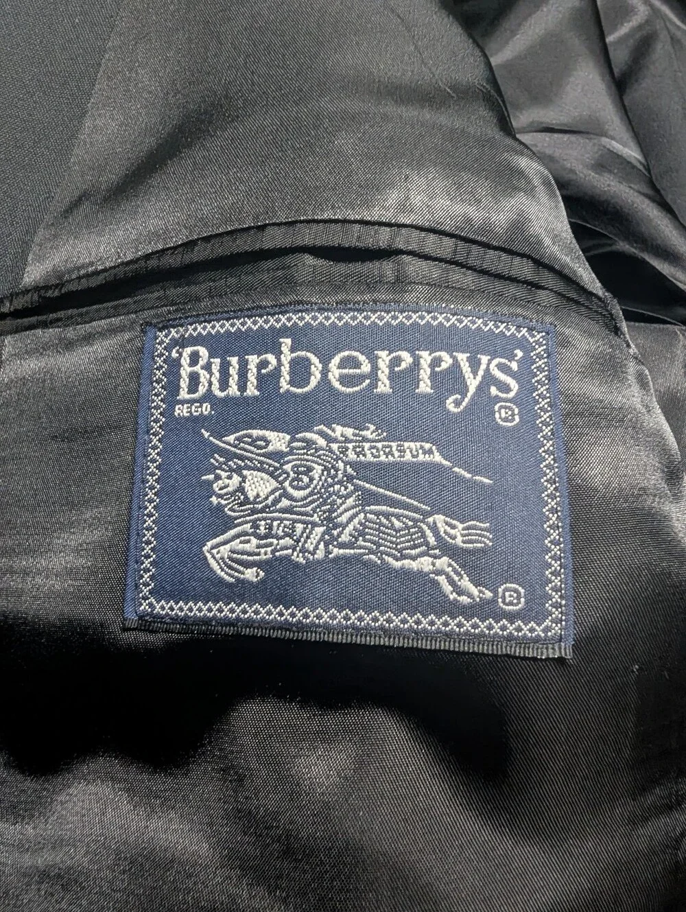 Vintage Burberrys' Mens Super 100's Wool Suit Jacket Blazer Size 44 Made In USA